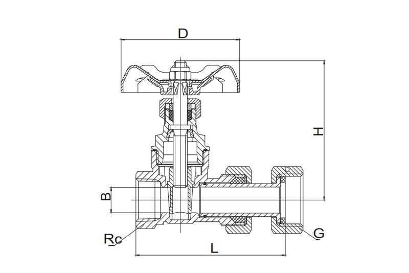 黄铜水表闸阀 Z15W-16T