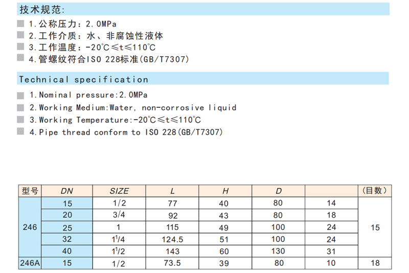 黄铜过滤器球阀 Q11F-20T