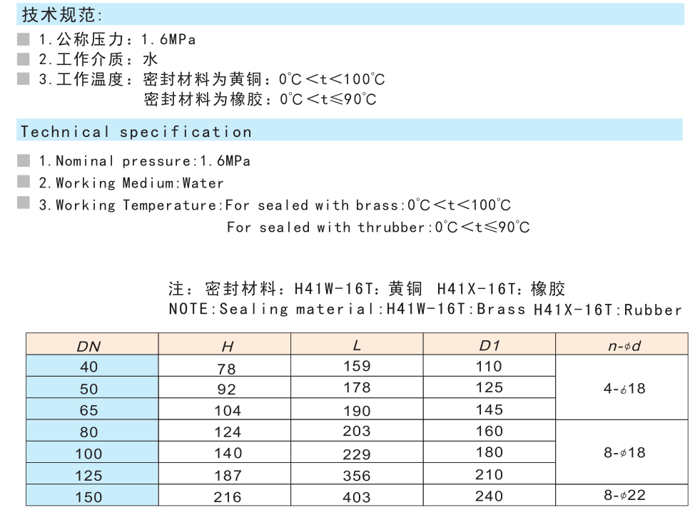 416/416A黄铜升降式缓闭止回阀H41W-16T/H41X-16T (消声型)