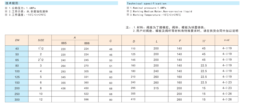 885/886蝶阀