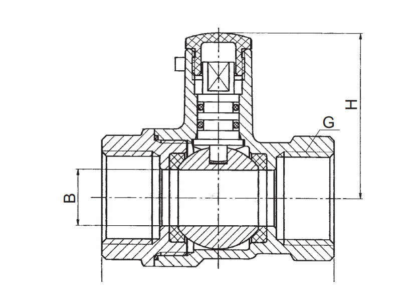 黄铜外螺纹球阀 Q11F-20T